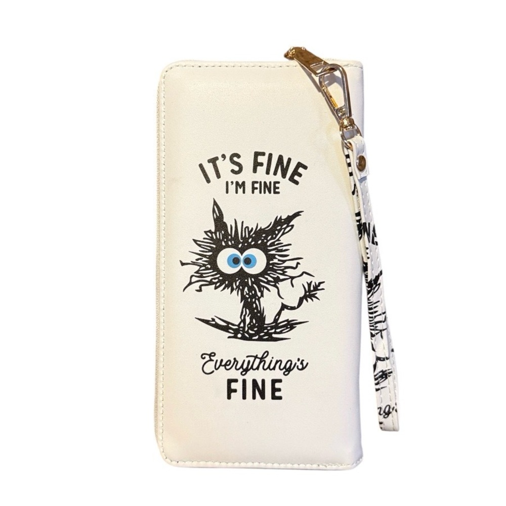 💙💚💰BOGO FREE Cat Graphic Wallet w/ Wrist Strap